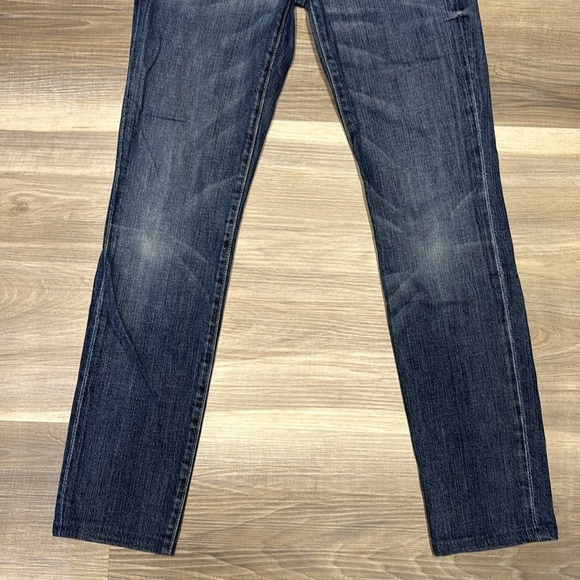 7 for All Mankind Blue Organic Cotton Super Skinny Jeans size 25 - Picture 6 of 10